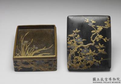 图片[2]-Rectangular lacquer container with plum decor, Qing dynasty (1644-1911)-China Archive